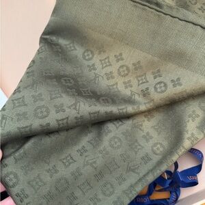 Louis Vuitton Green Monogram Scarf - Evermore